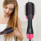 One step Hair Dryer Brush 3 in 1 Negative One Step Hair Dryer & Volumizer Blower Anti-Static Hair Styler Curler Hair Straightener Brush Shopcify