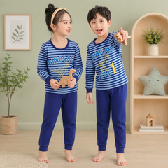 I AM 1 BLUE PRINTED KIDS WEAR