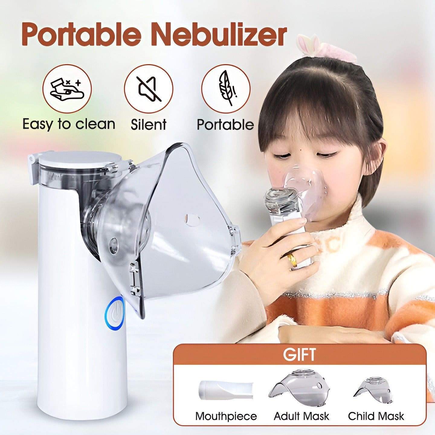 TYMO Portable Nebulizer For Asthma Rechargeable Inhaler Nebulizer Machine For Kids And Adults Medical asthma nebulizer Shopcify