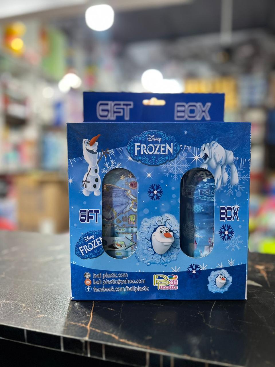 High Quality 2 in 1 Water Bottle and Lunch Box Gift Set | Gift Box | School Water Bottle and Lunch Box Gift Set Kids School Lunch Box School Tiffin Box and Water Bottle With Spoon