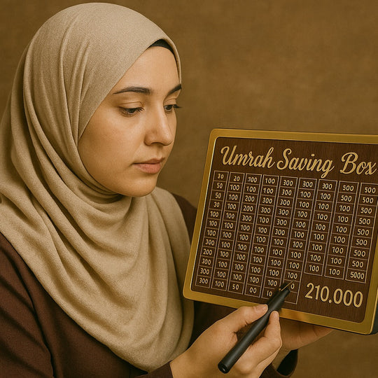 Umrah Saving Box - Save 210,000 for Umrah | Smart Money Saving Box