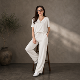 Women’s Off-White Premium Co-Ord Lounge Set
