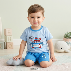 BLUE SEA JOURNEY KIDS SHORT SLEEVE KIDS WEAR