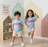 BLUE SUPERMAN KIDS SHORT SLEEVE KIDS WEAR