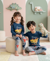 KING DINO PRINTED KIDS WEAR