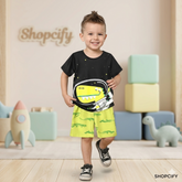 BLACK LEMON DRAGON SHORT SET