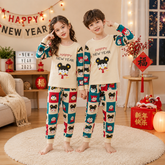 HAPPY NEW YEAR PRINTED KIDS WEAR