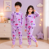New Purple Love Printed Kids Wear