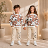 WHITE BEAR POCKET STYLE WINTER KIDS TRACSUIT