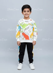 MULTI DRAGONS KIDS WINTER PANEL TRACKSUIT