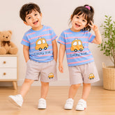 Lucky Kid Printed Short Sleeve Kids Wear