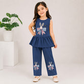 Blue Bunny Bloom Kids Pajama Set