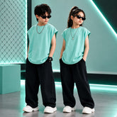 Mint Green Korean Oversized Baggy Co-Ord Set