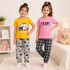 Police Patrol & Classic Check Co-Ord Set (Pack of 2)