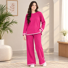 Women’s Pink Printed-Free Co-Ord Set