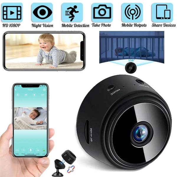 A9 Mini Security Surveillance Camera | Wifi Recorder Hd Video Home Camcorder Night Vision Shopcify