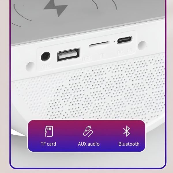 G Shaped Rgb Light Table Lamp With Wireless Charger Shopcify