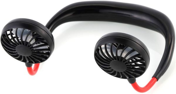 Mini Neck Fan , Portable Wearable Usb Rechargeable Personal Neck Fan