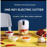 New Mini Electric Food Chopper Multifunctional Portable Cordless Garlic Ginger Food Processor(random Color ) Shopcify
