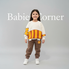 YELLOW CAT KIDS WINTER PANEL TRACKSUIT
