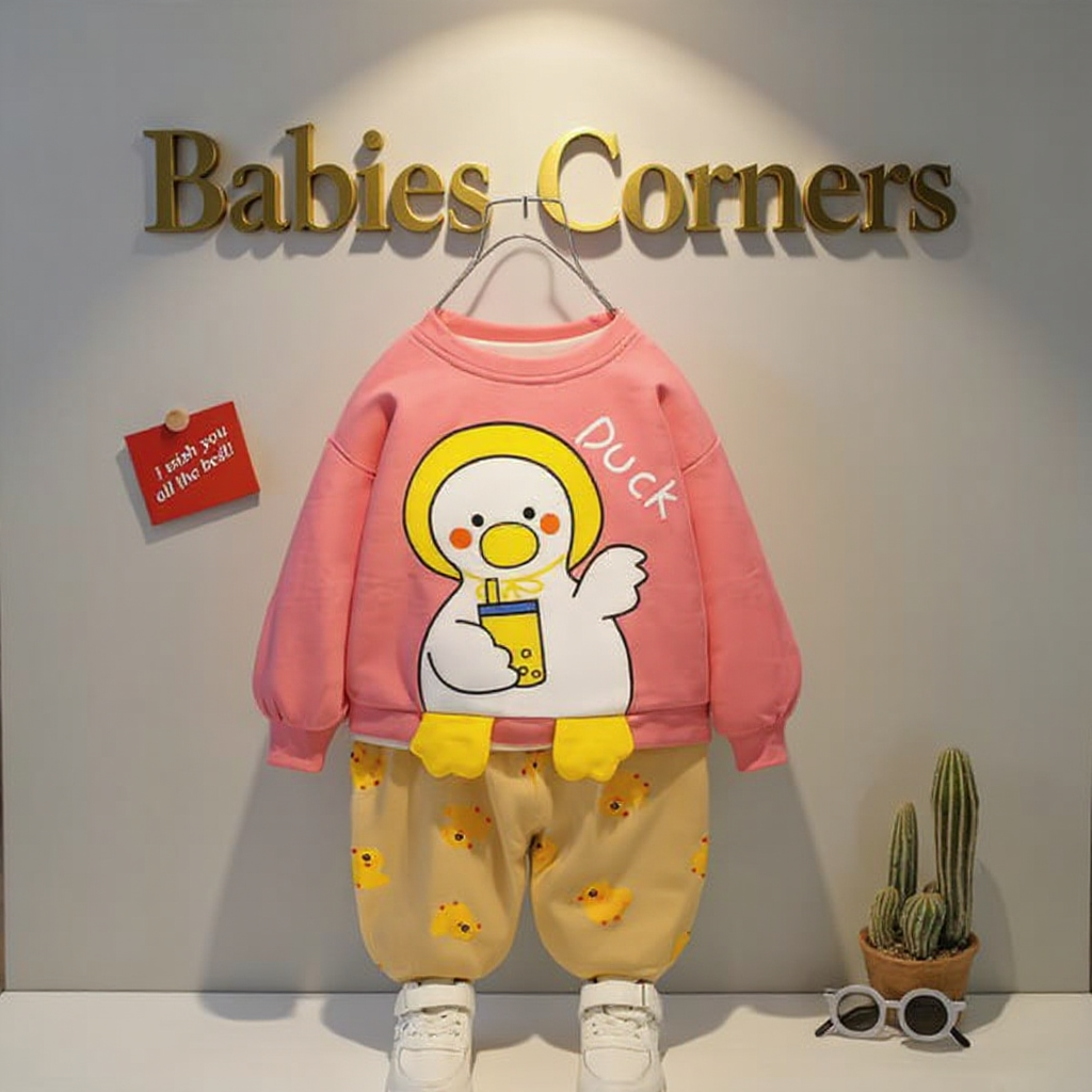 PINK DUCK KIDS WINTER PANEL TRACKSUIT