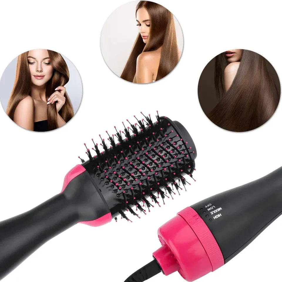 One step Hair Dryer Brush 3 in 1 Negative One Step Hair Dryer & Volumizer Blower Anti-Static Hair Styler Curler Hair Straightener Brush