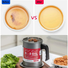 Kitchen Oil Filter Pot Stainless Steel Shopcify