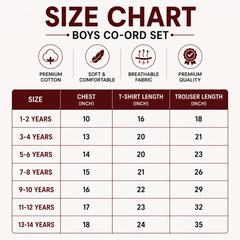 Boys Red POLO Graphic Co-Ord Set – Premium Cotton Summer Outfit
