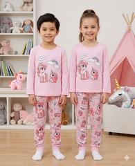 Cute Pony &amp; Unicorn Pajama Set 🌈🐴