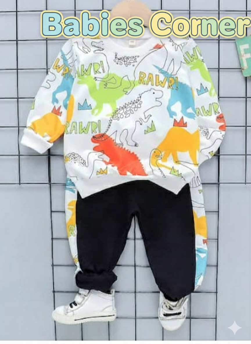 MULTI DRAGONS KIDS WINTER PANEL TRACKSUIT