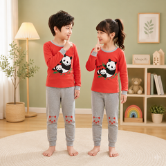 PANDA PRINTED KIDS WEAR
