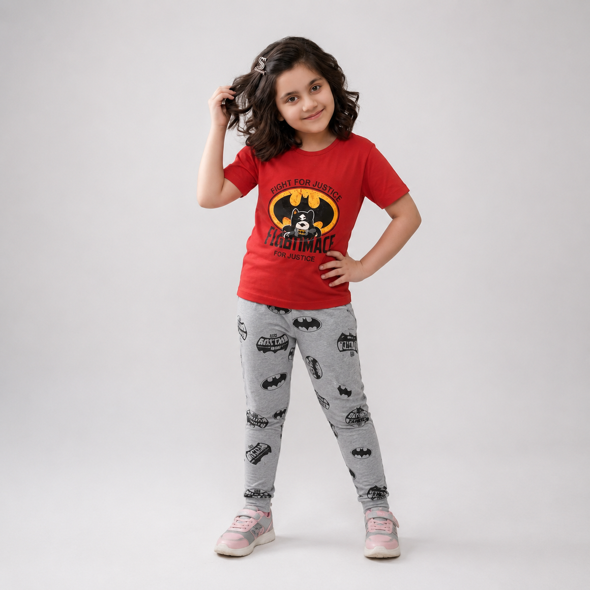 Red Bat Printed Printed&nbsp;Kids&nbsp;Wear&nbsp;