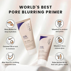 Flicka Silk Touch - 3 in 1 Moisturizer,Primer & Sunscreen for Face - ORIGINAL BAR CODE SCAN