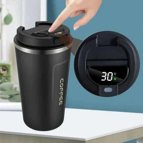 Smart Thermal Coffee Mug LED Temperature Display Insulated [random colour]