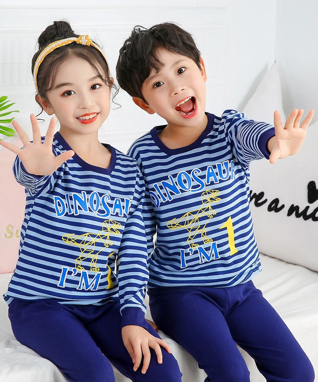 BLUE LINING PRINTED KIDS WEAR