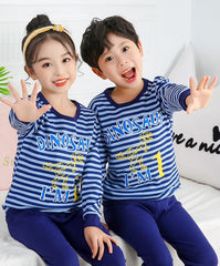 BLUE LINING PRINTED KIDS WEAR