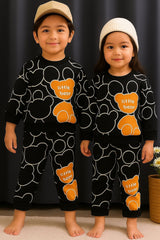 LITTLE BEAR BLACK WINTER PANEL TRACKSUIT