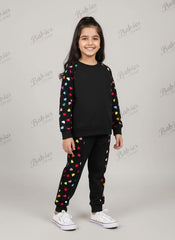 BLACK HEART KIDS WINTER PANEL TRACKSUIT