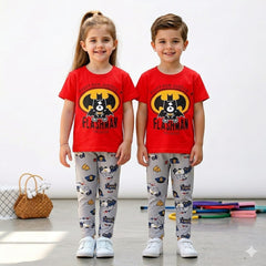 BAT MAN PRINTED KIDS WEAR