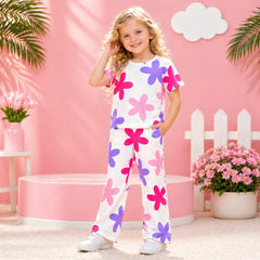 GIRL WHITE MULTY FLOWER SET