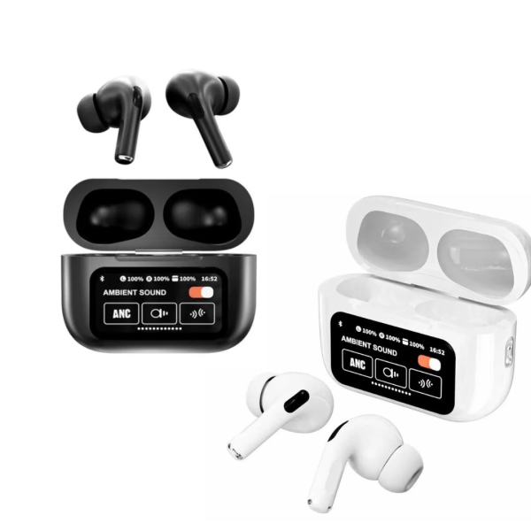 A9 Pro LCD Touch Screen Earbuds - (IMPORTED)