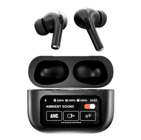 A9 Pro LCD Touch Screen Earbuds - (IMPORTED)