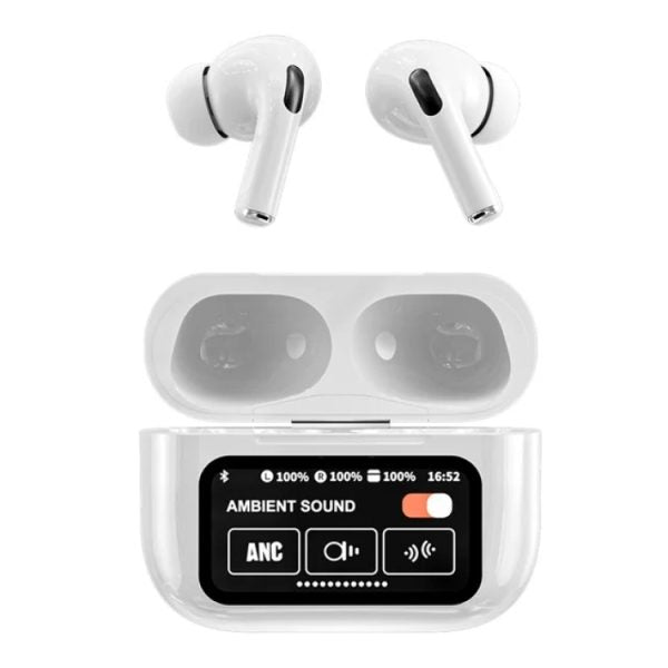 A9 Pro LCD Touch Screen Earbuds - (IMPORTED)