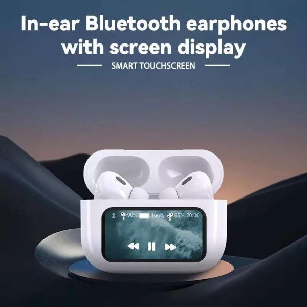 A9 Pro LCD Touch Screen Earbuds - (IMPORTED)