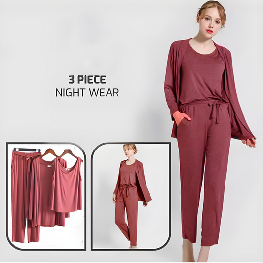 3 PIECE LOUNGE & HOME WEAR SETS