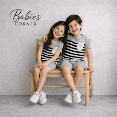 GREY CHECK SHIRT KIDS SHORT SLEEVE KIDS WEAR