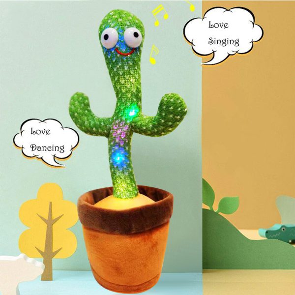 Dancing Cactus Toy, Talking Tree Cactus Plush Toy