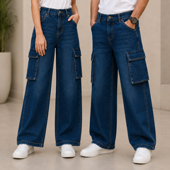 Baggy 6 Pocket Denim Jeans – Unisex