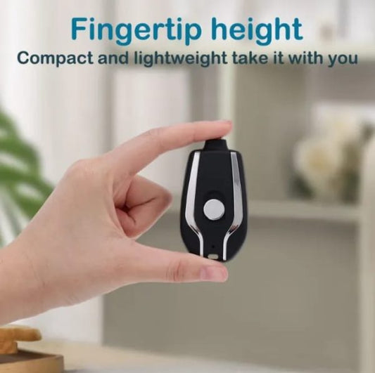 Mini Keychain Power Bank 1500Mah Emergency Power Banks Fast Charging