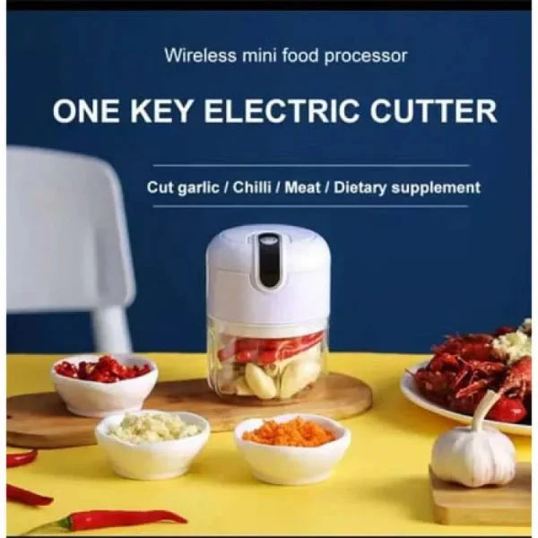 New Mini Electric Food Chopper Multifunctional Portable Cordless Garlic Ginger Food Processor(random Color ) Shopcify